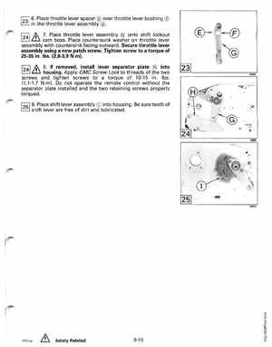 1991 Johnson/Evinrude EI 60 thru 70 outboards Service Manual, Page 266
