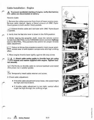 1991 Johnson/Evinrude EI 60 thru 70 outboards Service Manual, Page 272