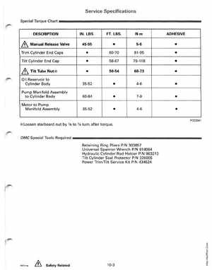 1991 Johnson/Evinrude EI 60 thru 70 outboards Service Manual, Page 277