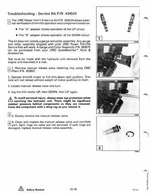 1991 Johnson/Evinrude EI 60 thru 70 outboards Service Manual, Page 292
