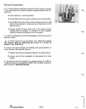 1991 Johnson/Evinrude EI 60 thru 70 outboards Service Manual, Page 318