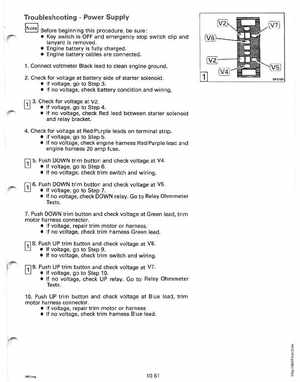 1991 Johnson/Evinrude EI 60 thru 70 outboards Service Manual, Page 325