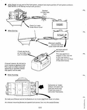 1991 Johnson/Evinrude EI 60 thru 70 outboards Service Manual, Page 354