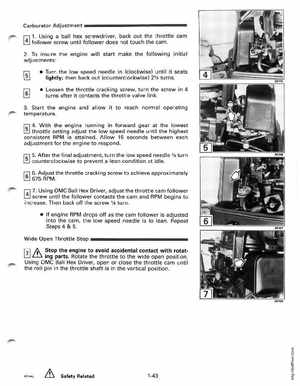 1991 Johnson/Evinrude EI Outboards 2.3 thru 8 Service Manual, Page 49