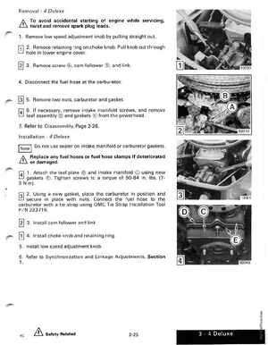 1991 Johnson/Evinrude EI Outboards 2.3 thru 8 Service Manual, Page 81