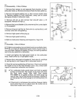 1991 Johnson/Evinrude EI Outboards 2.3 thru 8 Service Manual, Page 82