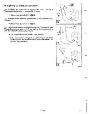 1991 Johnson/Evinrude EI Outboards 2.3 thru 8 Service Manual, Page 253