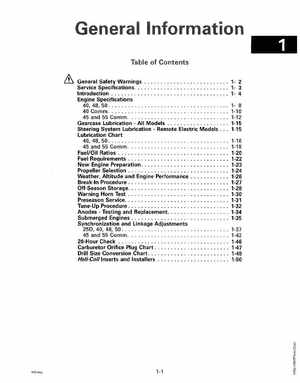 1991 Johnson/Evinrude Models "EI" 40 thru 55 Service Manual, Page 7