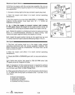 1991 Johnson/Evinrude Models "EI" 40 thru 55 Service Manual, Page 45