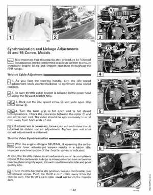1991 Johnson/Evinrude Models "EI" 40 thru 55 Service Manual, Page 48