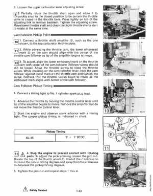 1991 Johnson/Evinrude Models "EI" 40 thru 55 Service Manual, Page 49