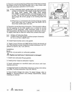 1991 Johnson/Evinrude Models "EI" 40 thru 55 Service Manual, Page 97