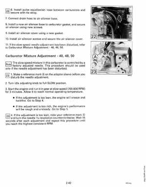 1991 Johnson/Evinrude Models "EI" 40 thru 55 Service Manual, Page 98