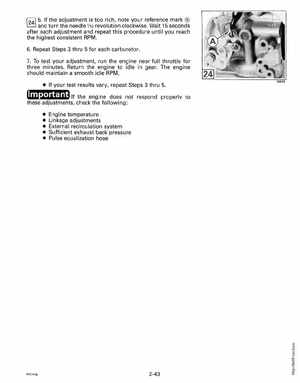 1991 Johnson/Evinrude Models "EI" 40 thru 55 Service Manual, Page 99