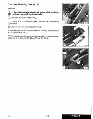 1991 Johnson/Evinrude Models "EI" 40 thru 55 Service Manual, Page 199