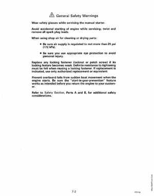 1991 Johnson/Evinrude Models "EI" 40 thru 55 Service Manual, Page 249