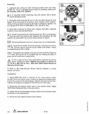 1991 Johnson/Evinrude Models "EI" 40 thru 55 Service Manual, Page 274