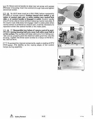 1991 Johnson/Evinrude Models "EI" 40 thru 55 Service Manual, Page 301