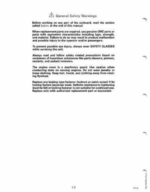 1992 Johnson/Evinrude EN 2.3 thru 8 outboards Service Manual, Page 8