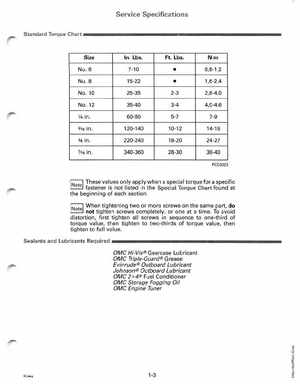 1992 Johnson/Evinrude EN 2.3 thru 8 outboards Service Manual, Page 9