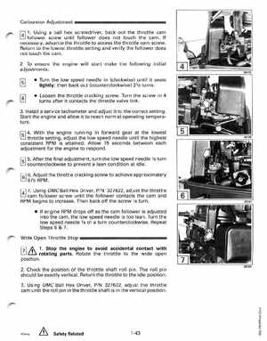 1992 Johnson/Evinrude EN 2.3 thru 8 outboards Service Manual, Page 49
