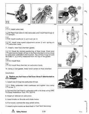 1992 Johnson/Evinrude EN 2.3 thru 8 outboards Service Manual, Page 76