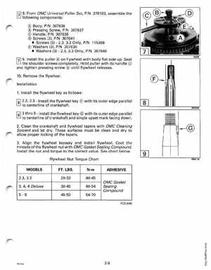 1992 Johnson/Evinrude EN 2.3 thru 8 outboards Service Manual, Page 99
