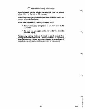 1992 Johnson/Evinrude EN 2.3 thru 8 outboards Service Manual, Page 208