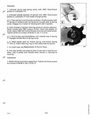 1992 Johnson/Evinrude EN 2.3 thru 8 outboards Service Manual, Page 245