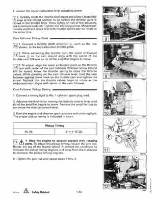1992 Johnson Evinrude "EN" 40 thru 55 Service Manual, P/N 508143, Page 49