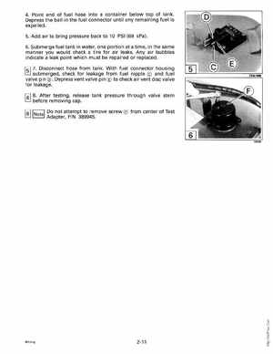 1992 Johnson Evinrude "EN" 40 thru 55 Service Manual, P/N 508143, Page 67