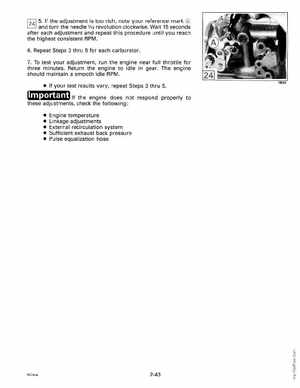 1992 Johnson Evinrude "EN" 40 thru 55 Service Manual, P/N 508143, Page 99