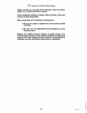 1992 Johnson Evinrude "EN" 40 thru 55 Service Manual, P/N 508143, Page 202