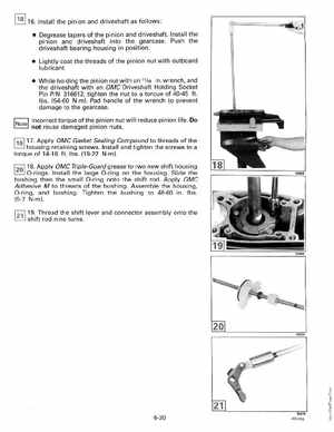 1992 Johnson Evinrude "EN" 40 thru 55 Service Manual, P/N 508143, Page 220
