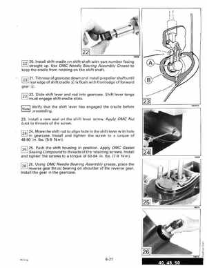 1992 Johnson Evinrude "EN" 40 thru 55 Service Manual, P/N 508143, Page 221