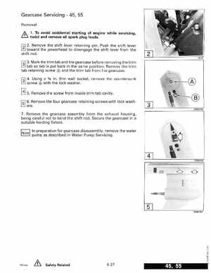 1992 Johnson Evinrude "EN" 40 thru 55 Service Manual, P/N 508143, Page 227