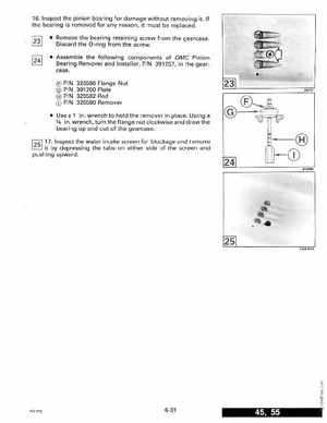 1992 Johnson Evinrude "EN" 40 thru 55 Service Manual, P/N 508143, Page 231