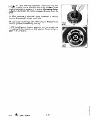 1992 Johnson Evinrude "EN" 40 thru 55 Service Manual, P/N 508143, Page 249