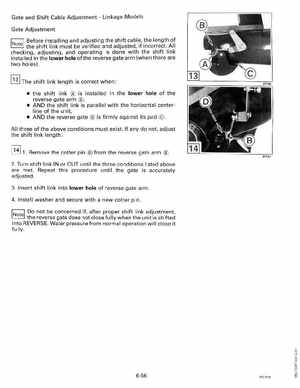 1992 Johnson Evinrude "EN" 40 thru 55 Service Manual, P/N 508143, Page 256