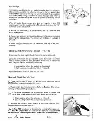 1992 Johnson Evinrude "EN" 40 thru 55 Service Manual, P/N 508143, Page 280