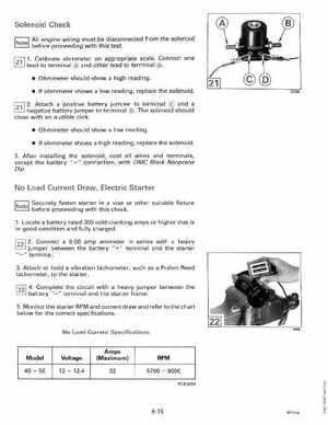 1992 Johnson Evinrude "EN" 40 thru 55 Service Manual, P/N 508143, Page 281