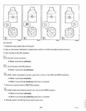 1992 Johnson Evinrude "EN" 40 thru 55 Service Manual, P/N 508143, Page 299