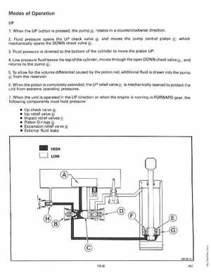 1992 Johnson Evinrude "EN" 40 thru 55 Service Manual, P/N 508143, Page 321