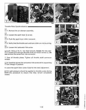 1992 Johnson Evinrude "EN" 60 deg Loop V Service Manual, P/N 508146, Page 36