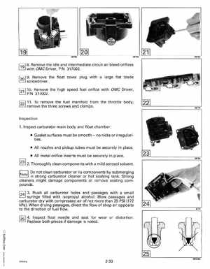 1992 Johnson Evinrude "EN" 60 deg Loop V Service Manual, P/N 508146, Page 77