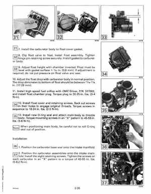 1992 Johnson Evinrude "EN" 60 deg Loop V Service Manual, P/N 508146, Page 79