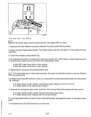 1992 Johnson Evinrude "EN" 60 deg Loop V Service Manual, P/N 508146, Page 113