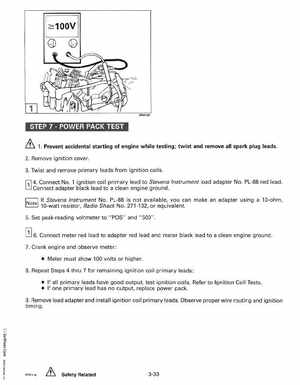 1992 Johnson Evinrude "EN" 60 deg Loop V Service Manual, P/N 508146, Page 119