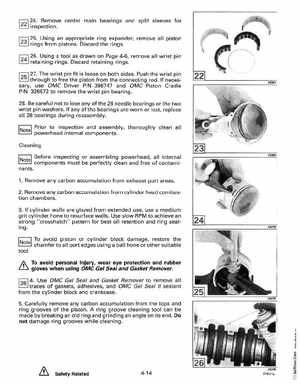 1992 Johnson Evinrude "EN" 60 deg Loop V Service Manual, P/N 508146, Page 136