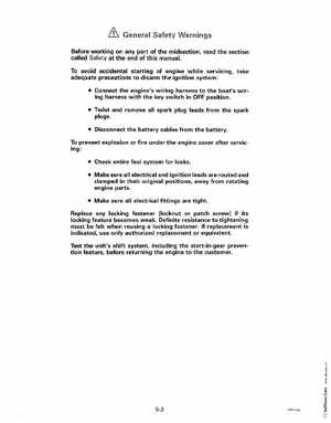 1992 Johnson Evinrude "EN" 60 deg Loop V Service Manual, P/N 508146, Page 154